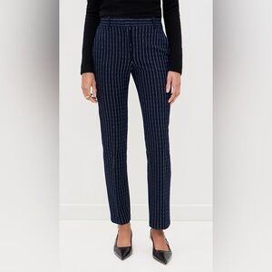VINCE Navy Blue Pin Strip Chino Pants